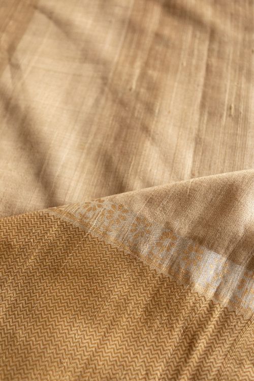 
                  
                    Tussar Silk - Beige
                  
                