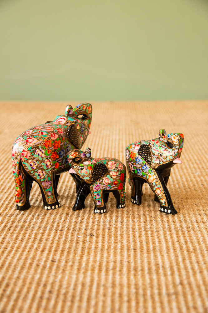 
                  
                    Paper Mache Elephant Set
                  
                