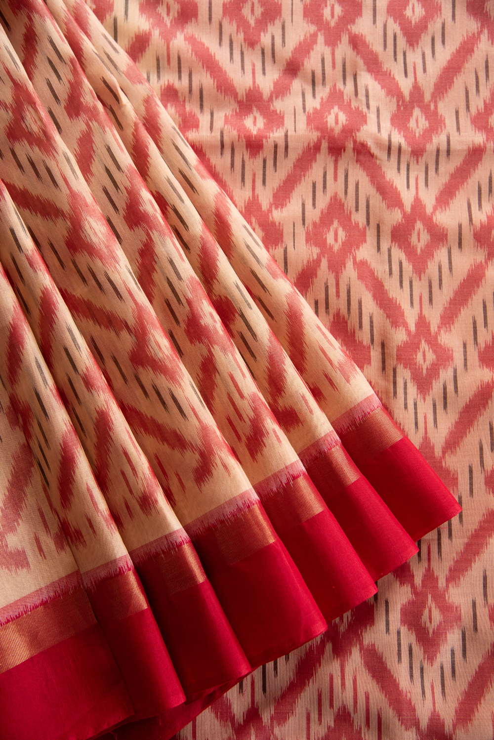 Silk Cotton Ikat Saree