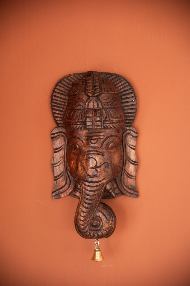 
                  
                    Wooden Ganesh Mask
                  
                