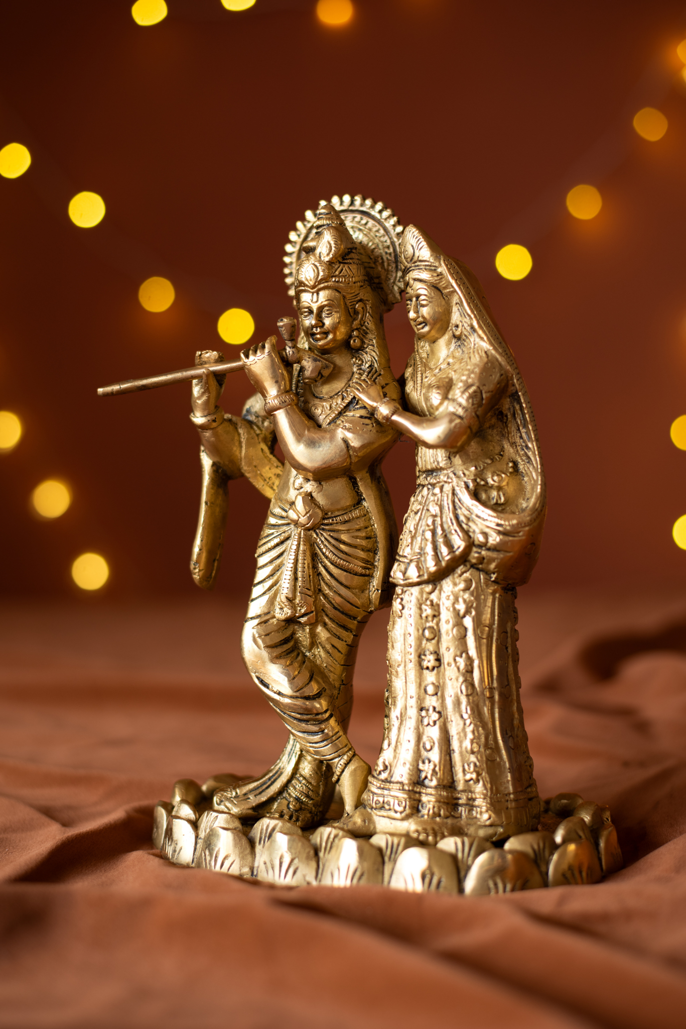 
                  
                    Brass Radha Krishna Standing
                  
                