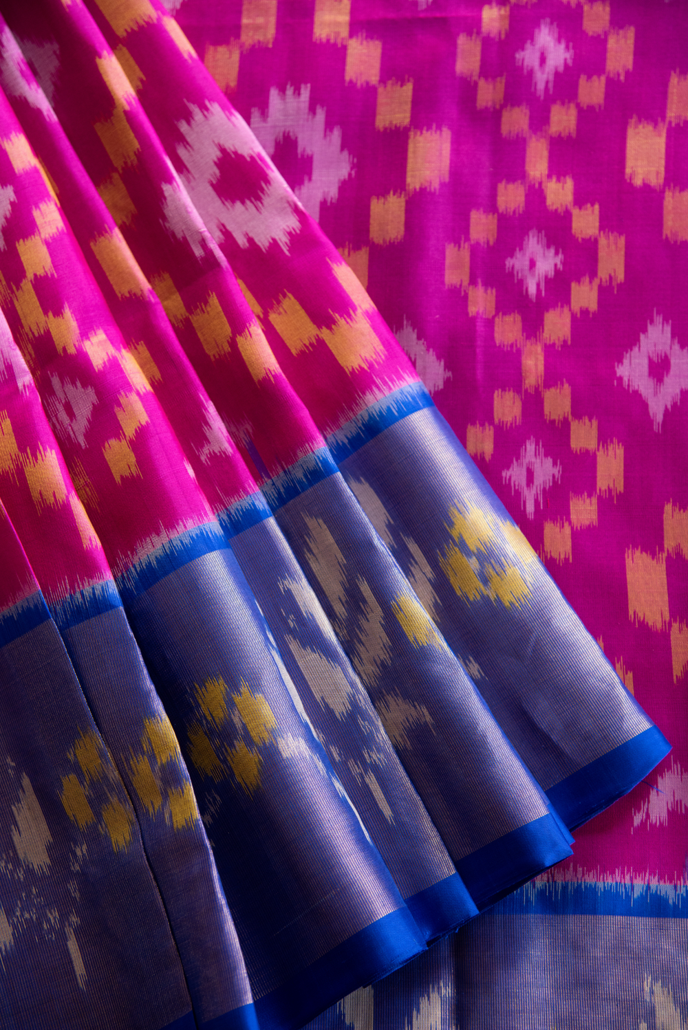 Pure Silk With ikkat Saree