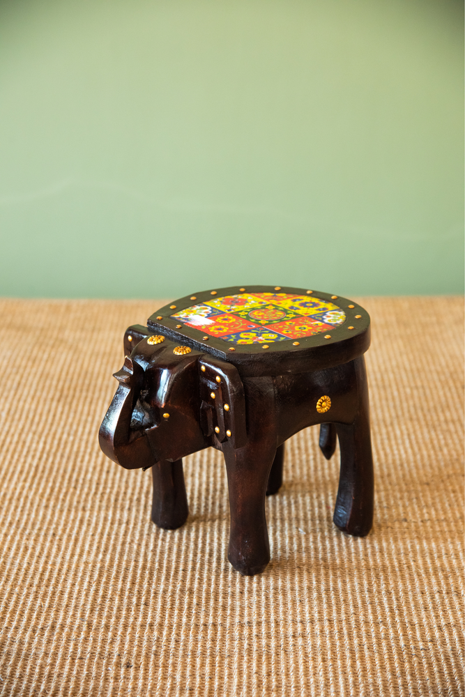 
                  
                    Wooden Elephant Moudha Stand
                  
                