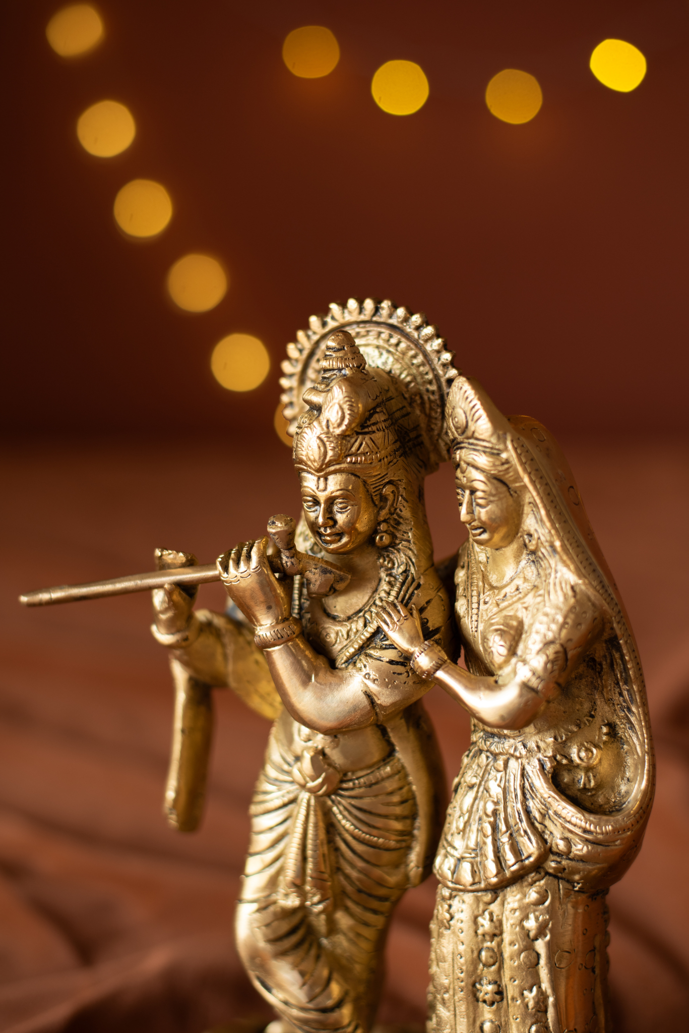 
                  
                    Brass Radha Krishna Standing
                  
                