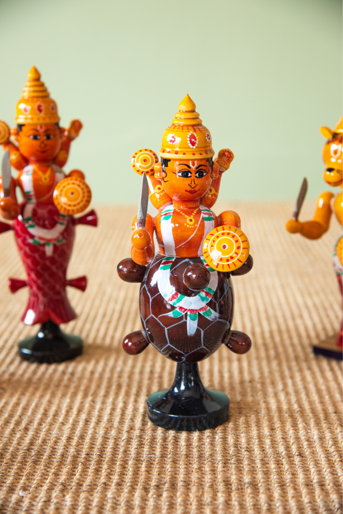 
                  
                    Wooden Dasavataram
                  
                