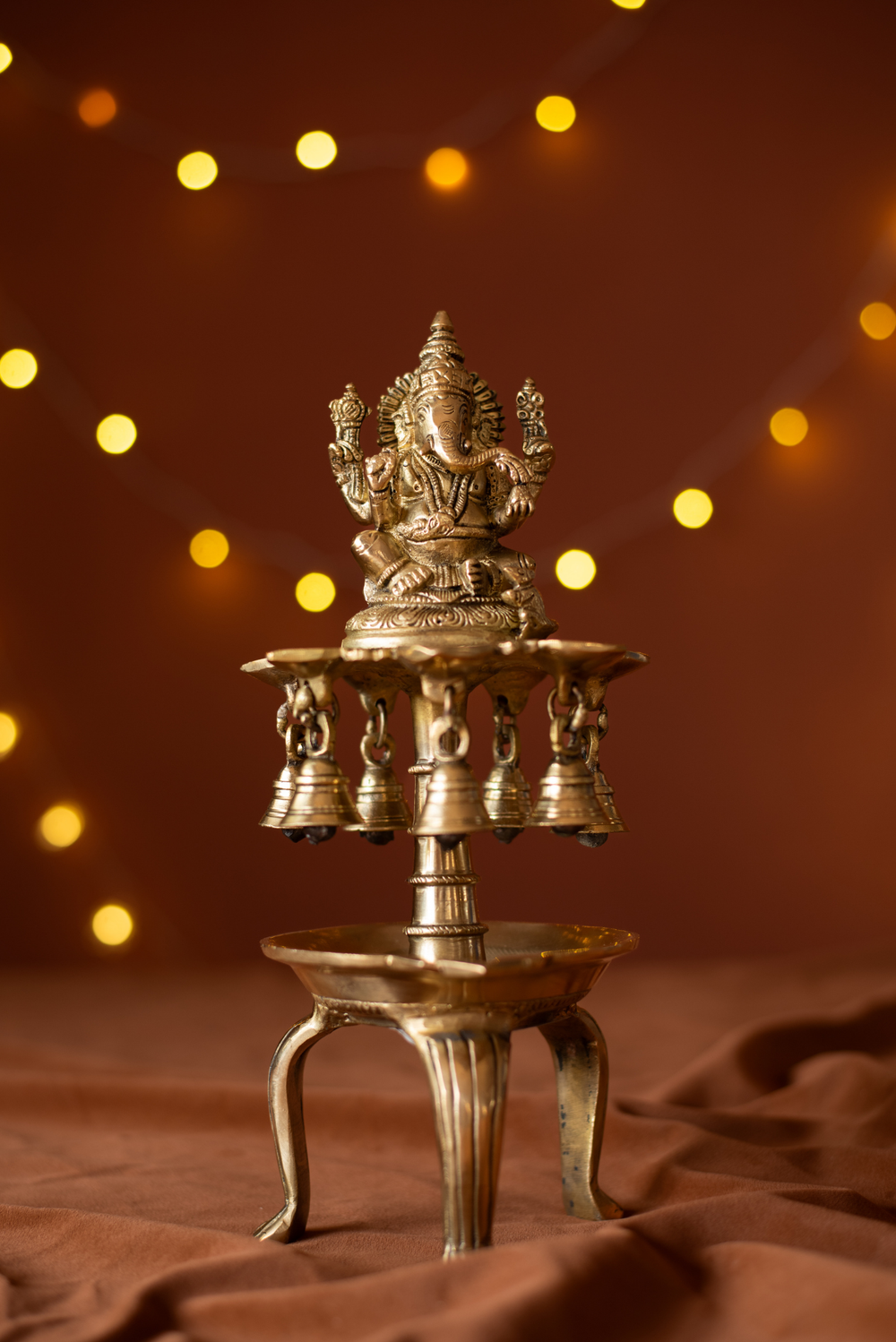 Brass Ganesh Diya