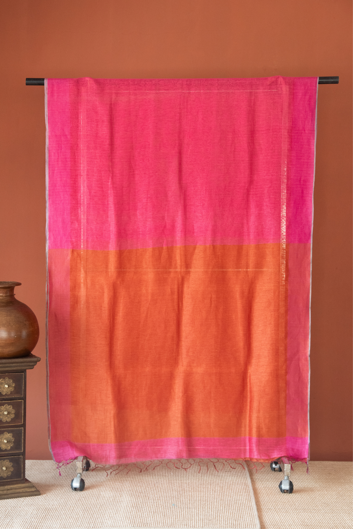 
                  
                    Linen Silk Saree
                  
                