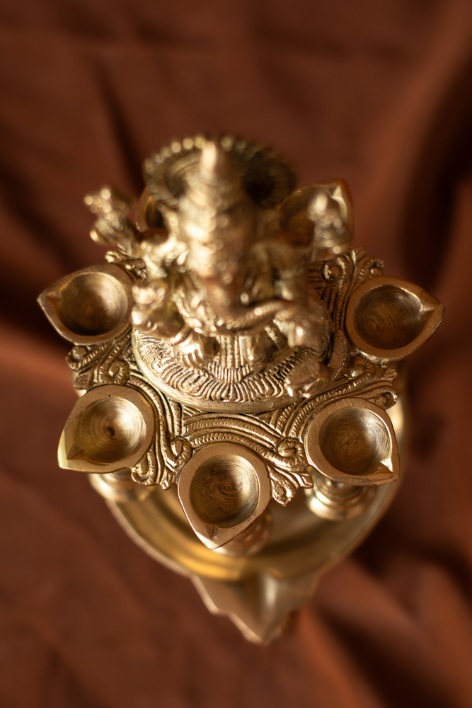 
                  
                    Brass Ganesh Diya
                  
                