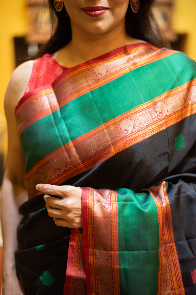 
                  
                    Silk Handloom Saree
                  
                