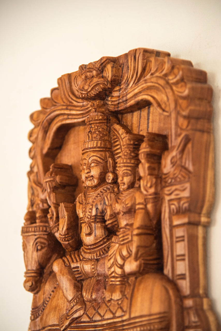 
                  
                    Shiva Parvathi Teak Wood
                  
                