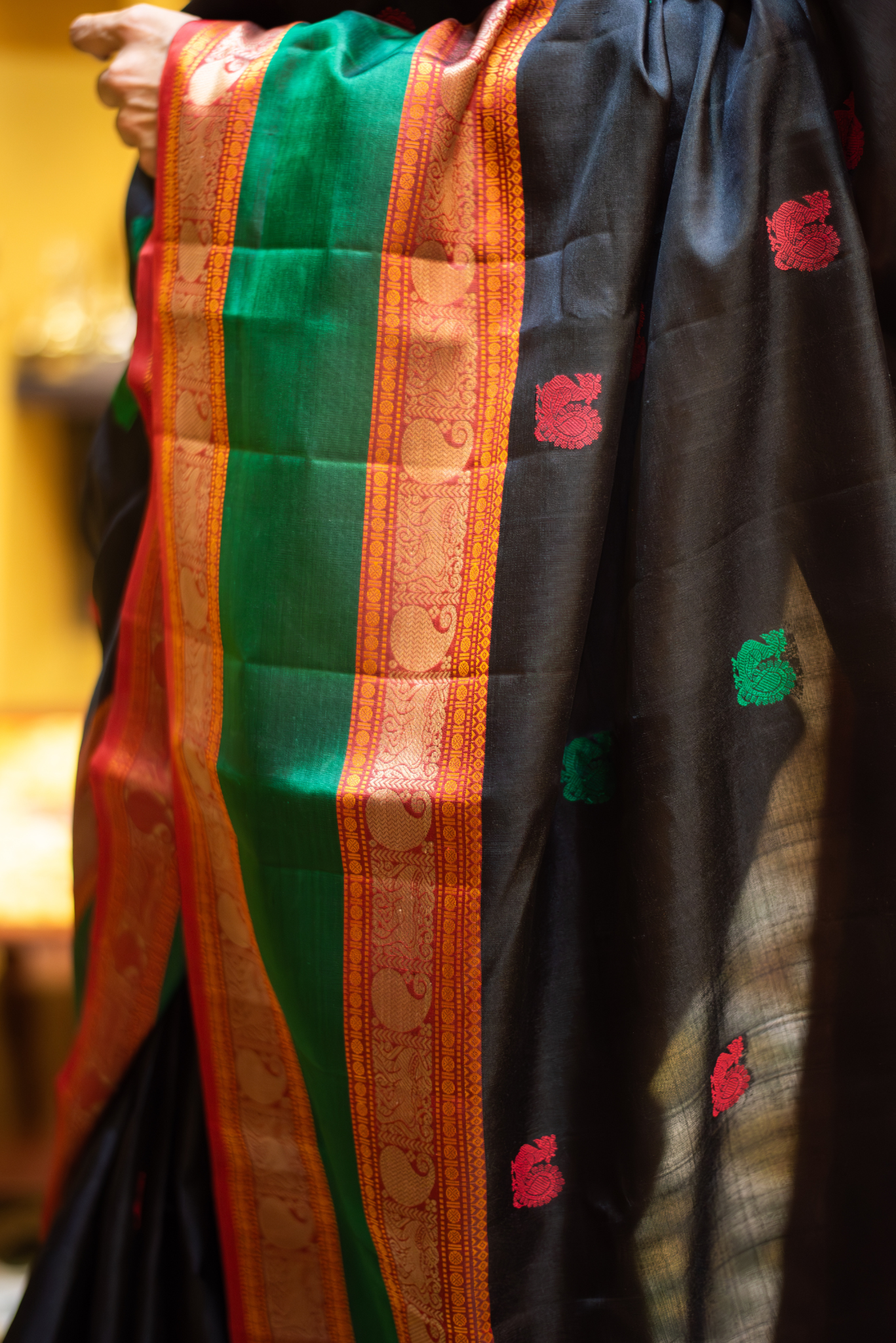 
                  
                    Silk Handloom Saree
                  
                