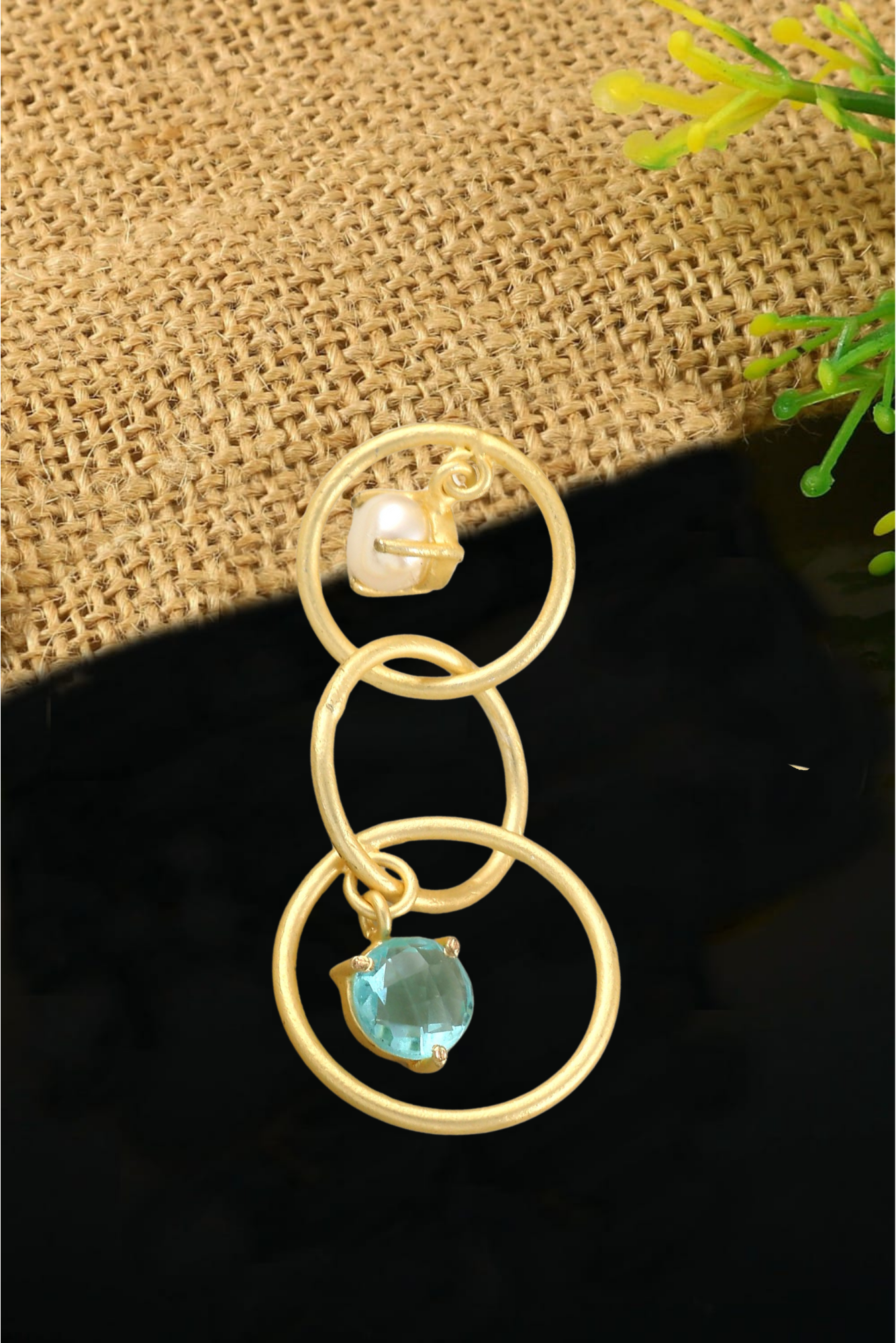 
                  
                    ESP-409 STONE & PEARL EARRING
                  
                