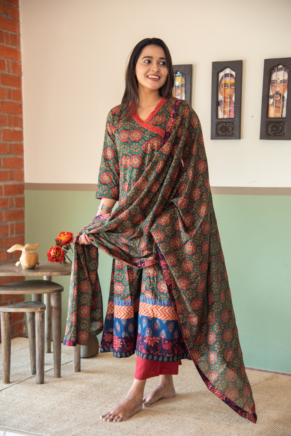 Women Cotton Salwar Set - SH0201