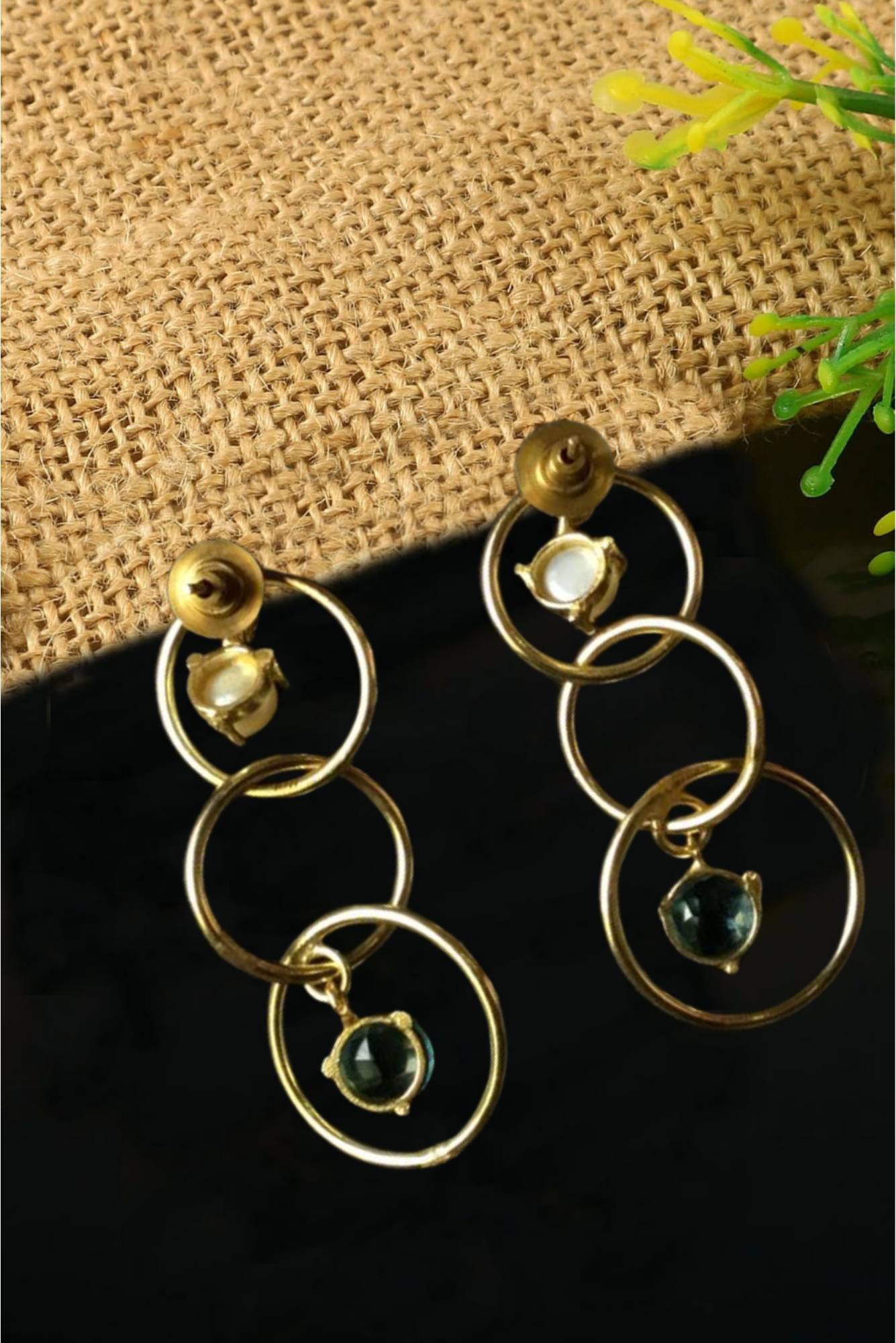 
                  
                    ESP-409 STONE & PEARL EARRING
                  
                