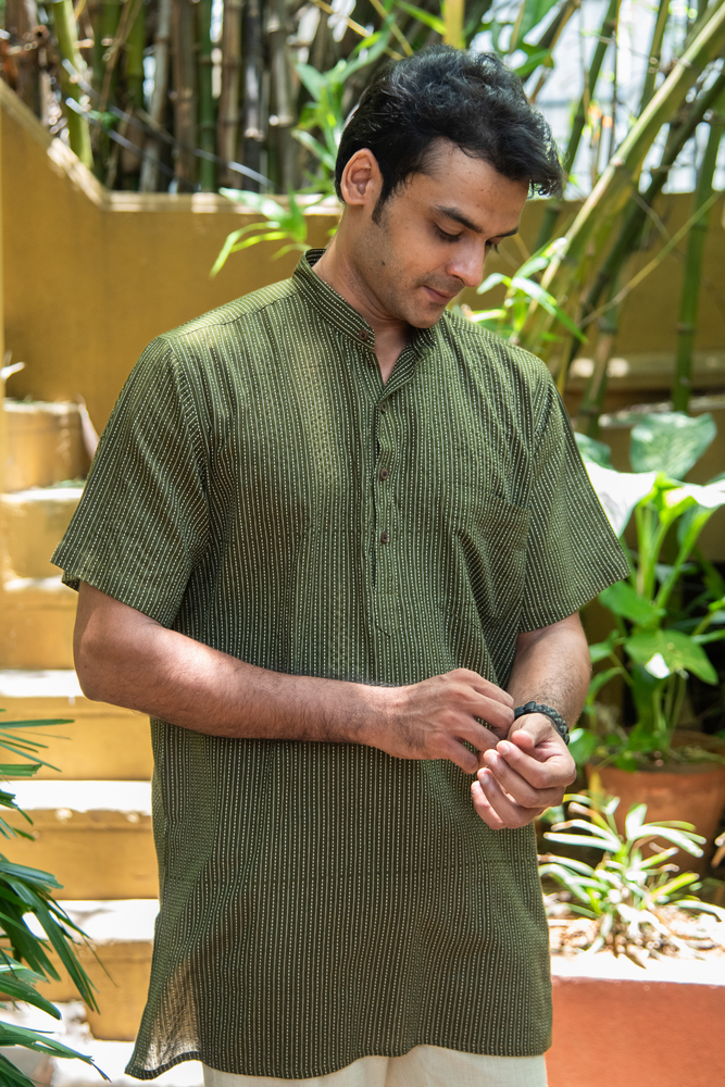 
                  
                    MENS LONG KURTA HALF SLEEVE
                  
                