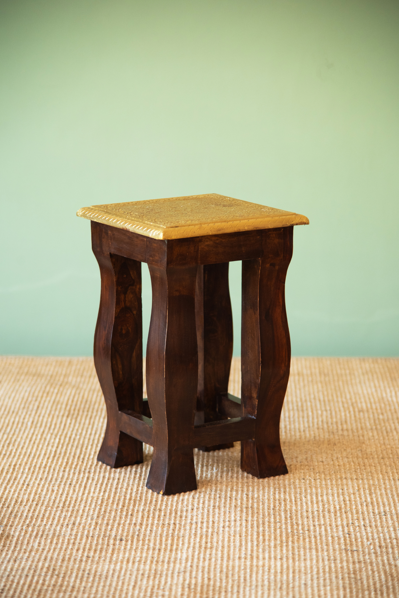 
                  
                    Wooden Brass Work Nestins Stand
                  
                