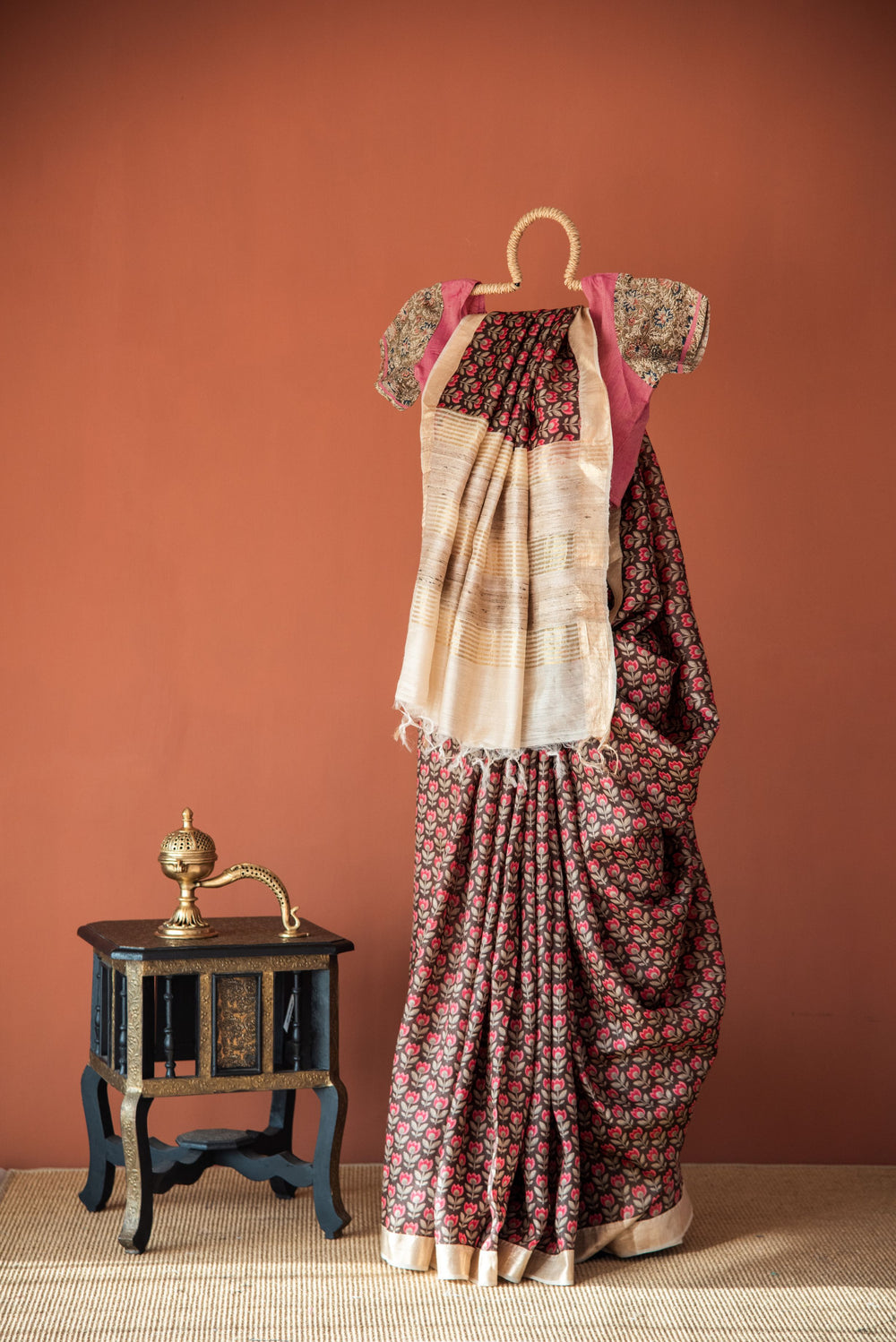 Moonga silk saree