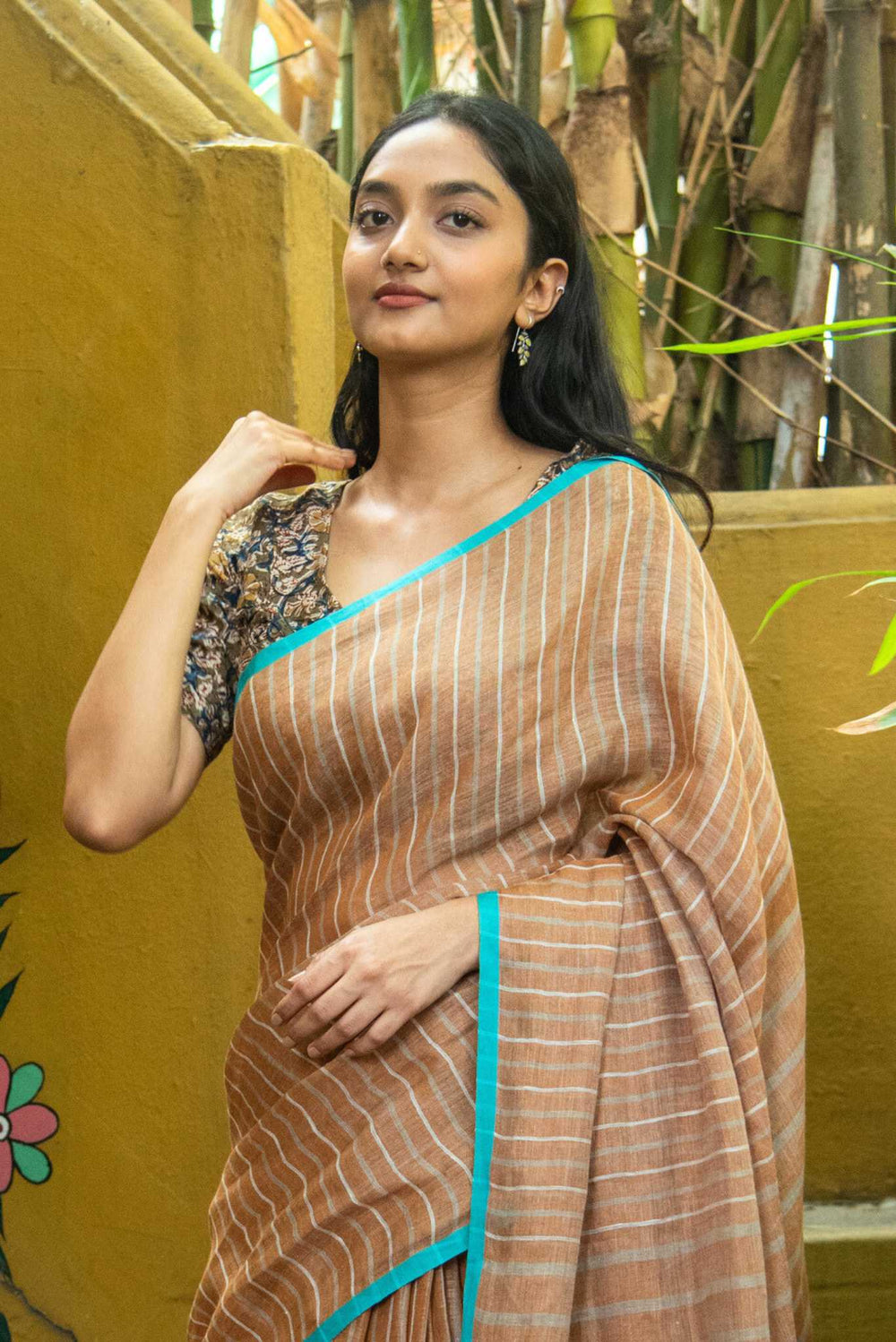 Linen Saree