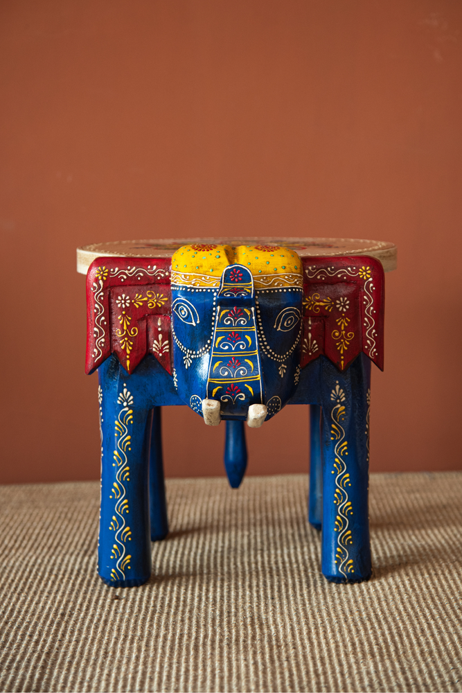 
                  
                    Wooden Elephant Painted
                  
                