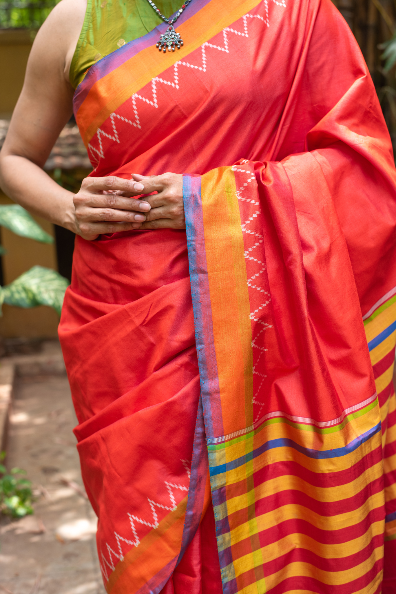 
                  
                    Tussar Silk Two Side Border Saree
                  
                