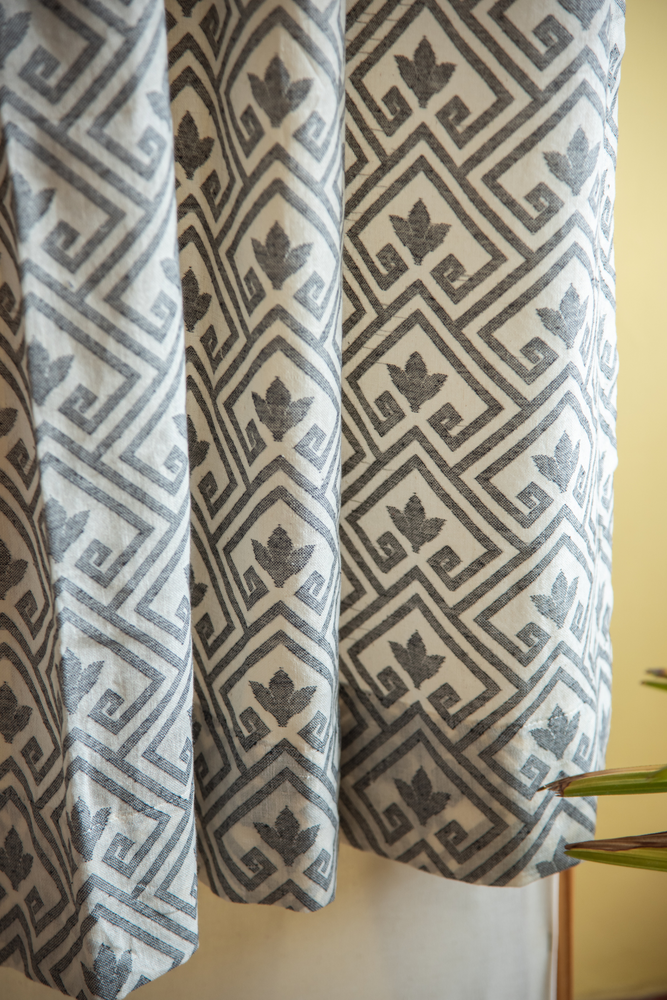 
                  
                    Cotton Cut Work Curtain
                  
                