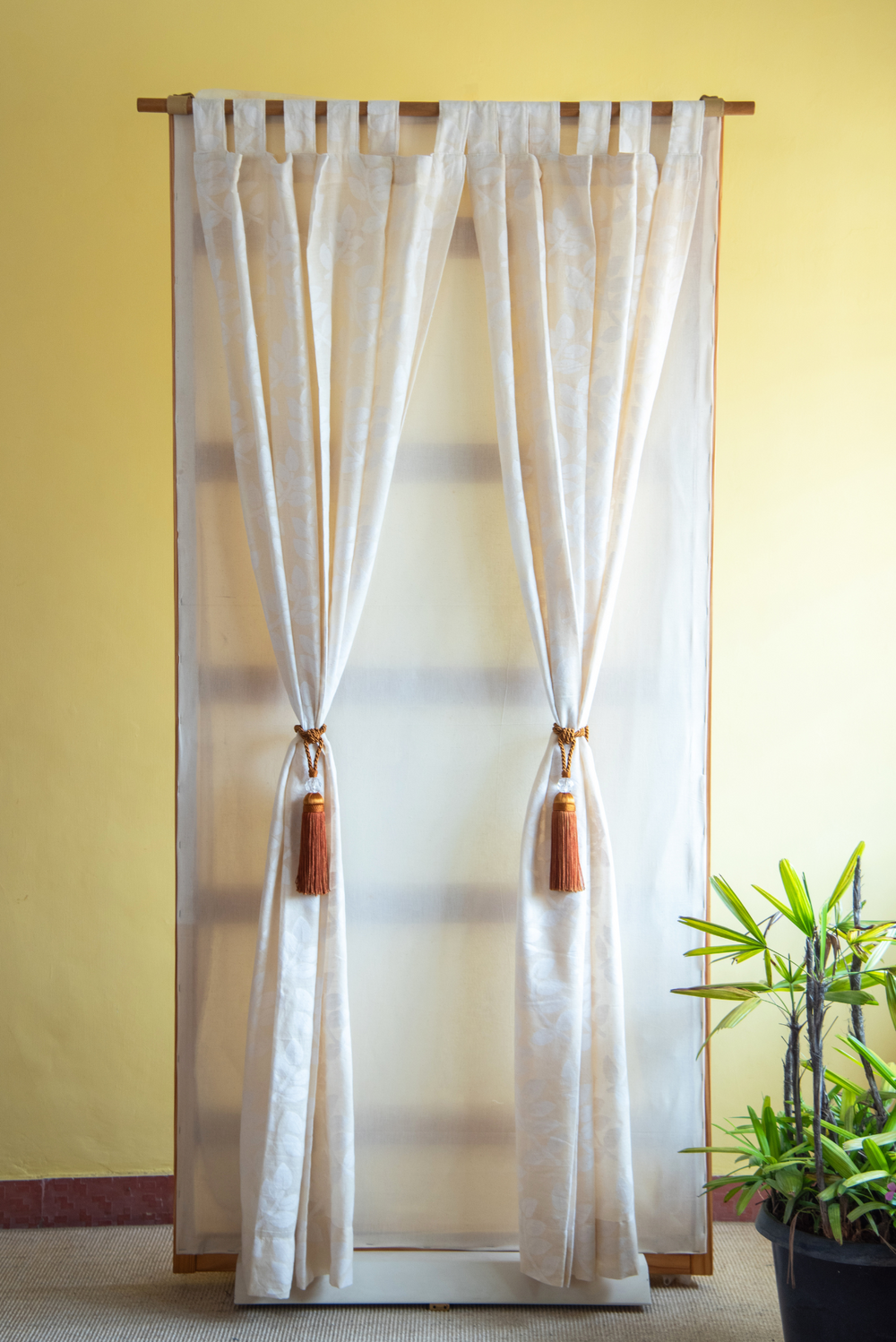 Cotton Cutwork Door Curtain