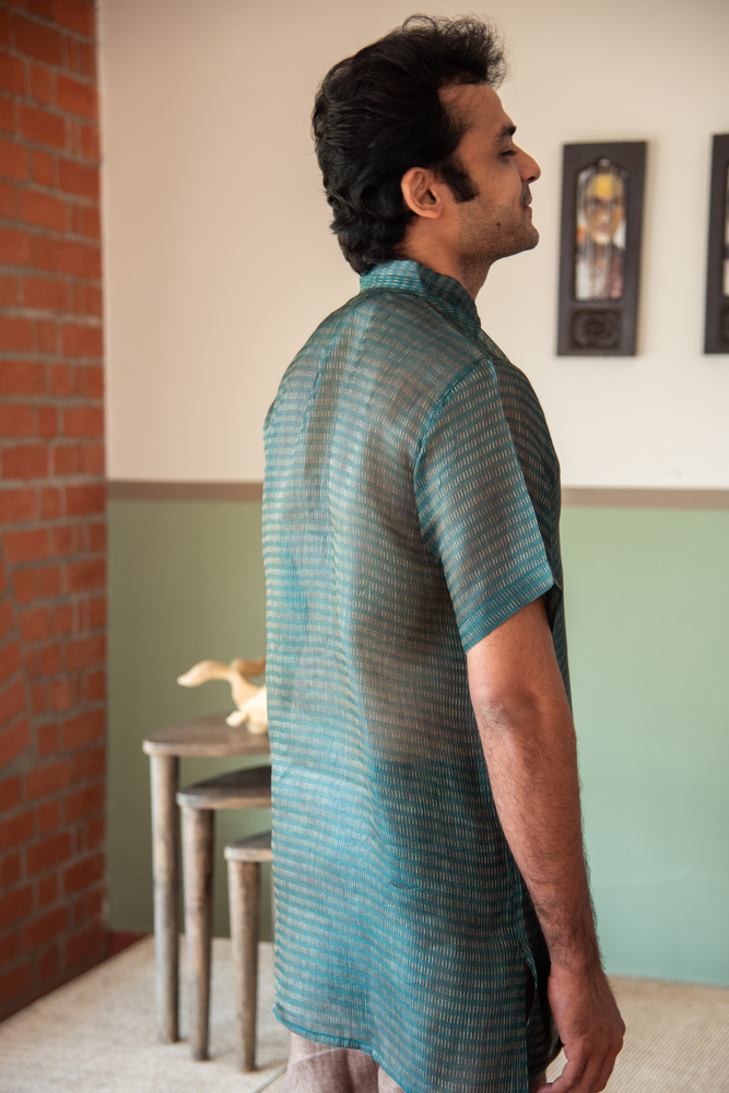 
                  
                    MENS LONG KURTA H/S TUSSAR SILK
                  
                