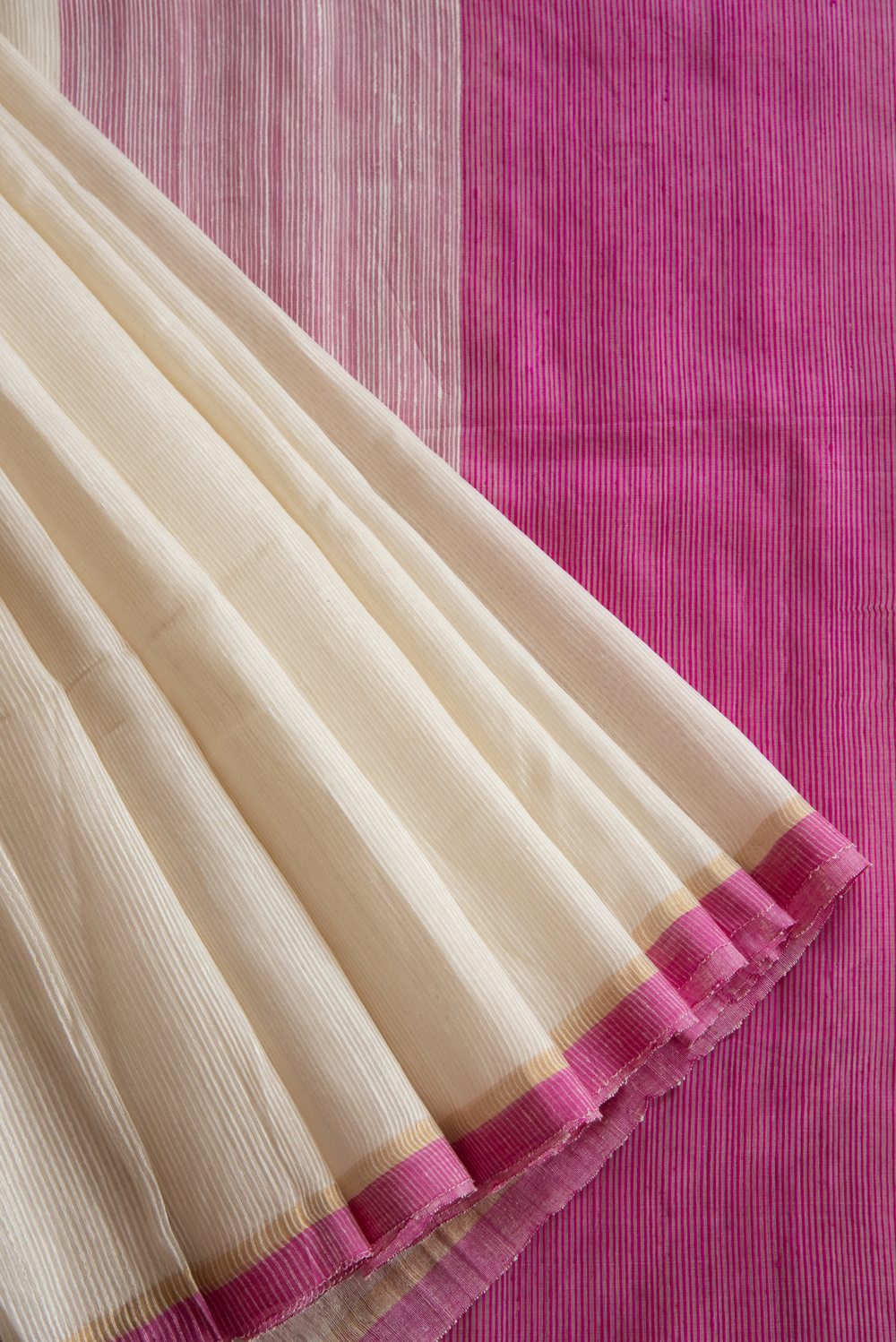 Linen Silk Jamdhani Saree