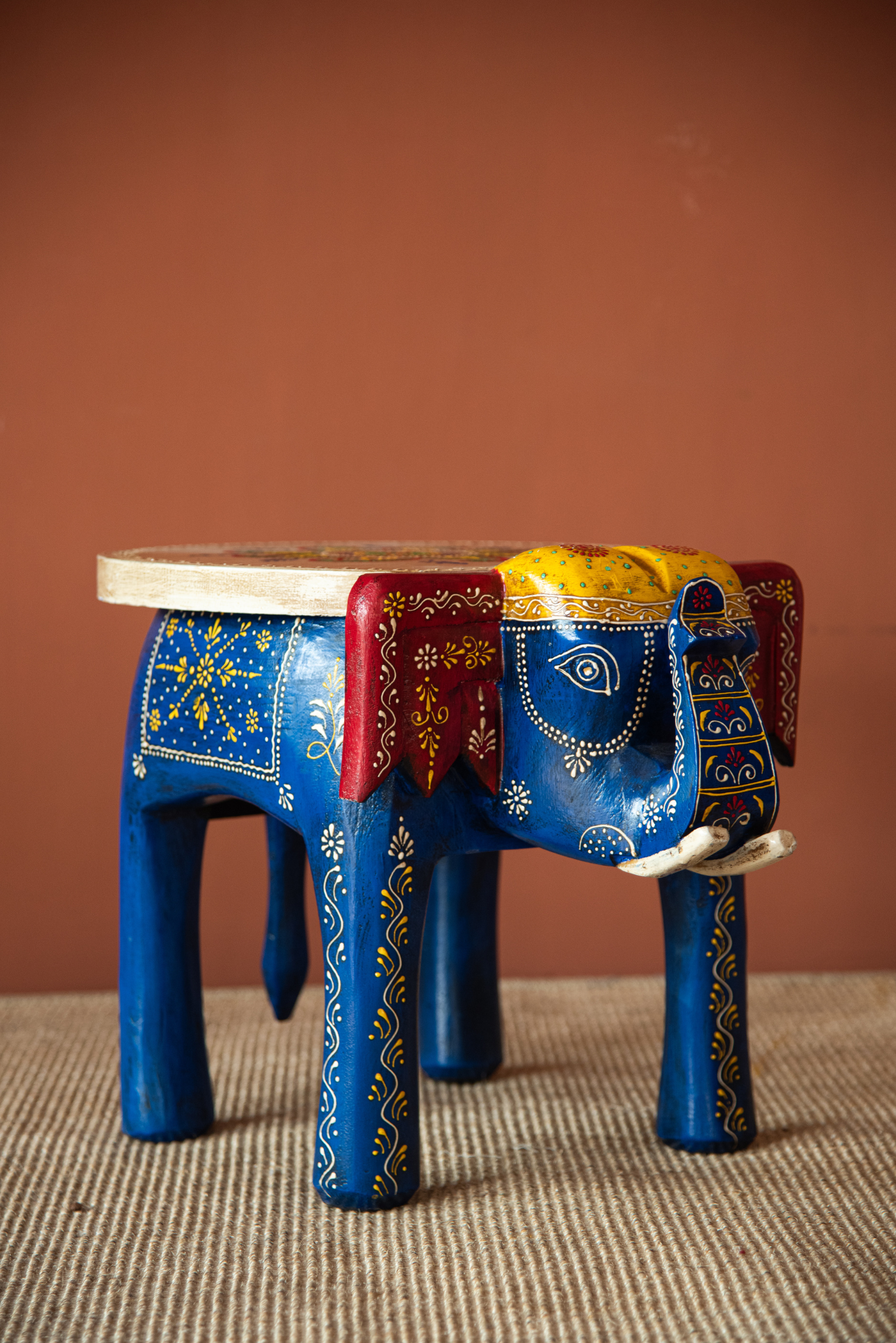 
                  
                    Wooden Elephant Painted
                  
                