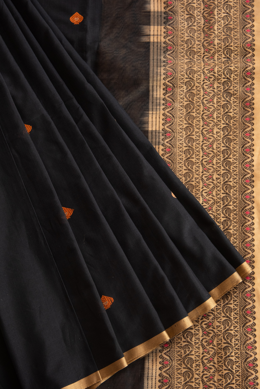 Handloom Mercerized Cotton Saree