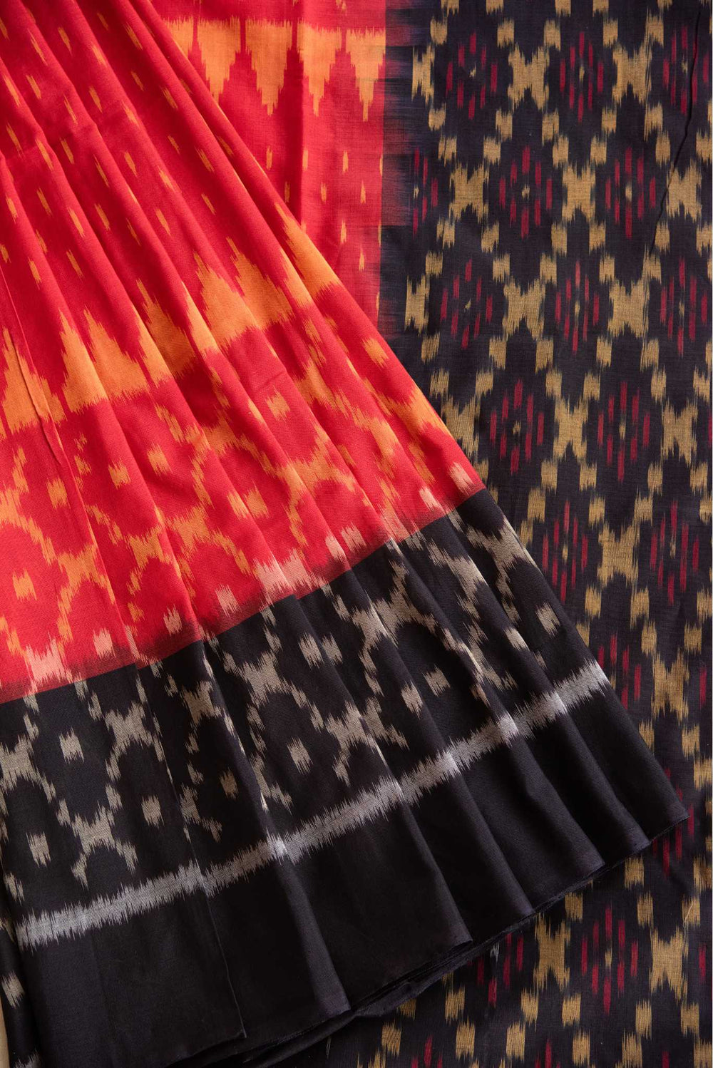 Handloom Cotton Ikat Saree