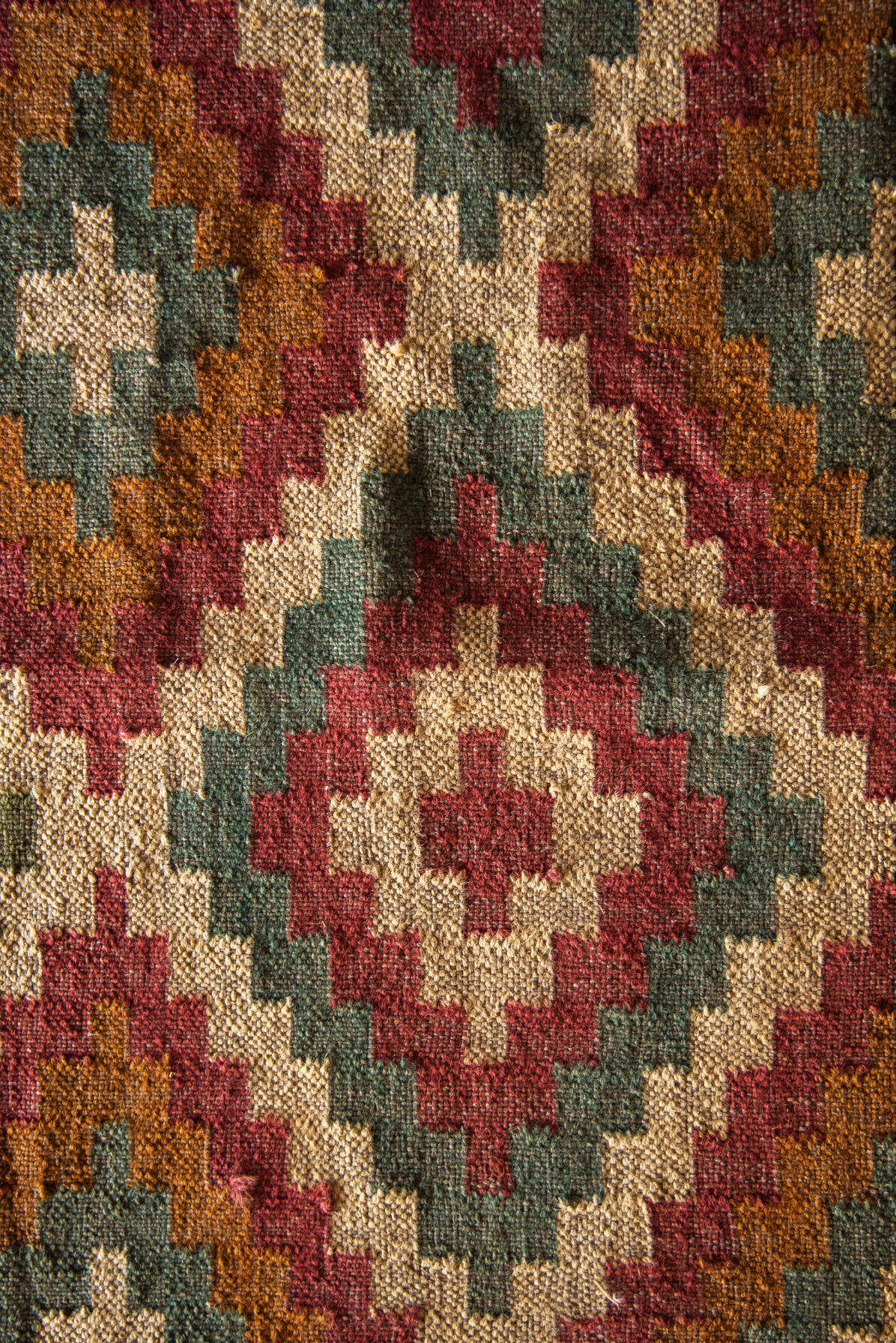 
                  
                    Wool Jute Kilim Dhurrie Rug 6x9 inch
                  
                