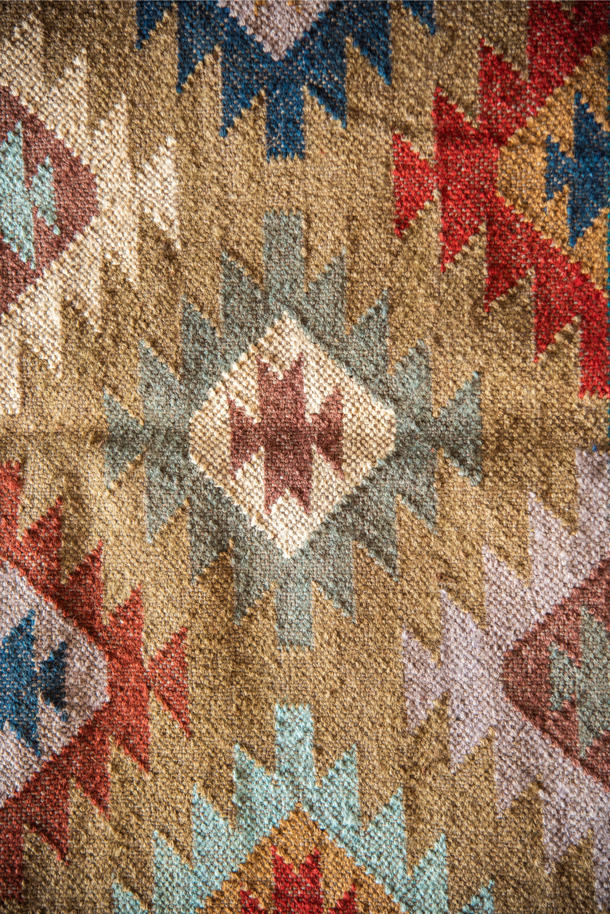 
                  
                    Wool Jute Kilim Dhurrie Rug 6x9 inch
                  
                