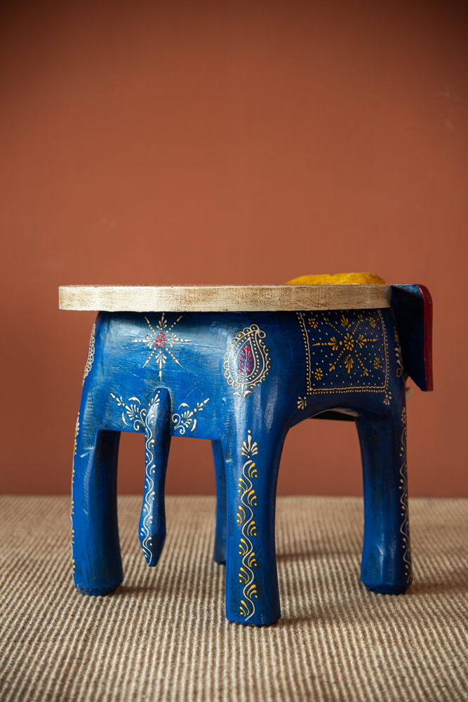 
                  
                    Wooden Elephant Painted
                  
                