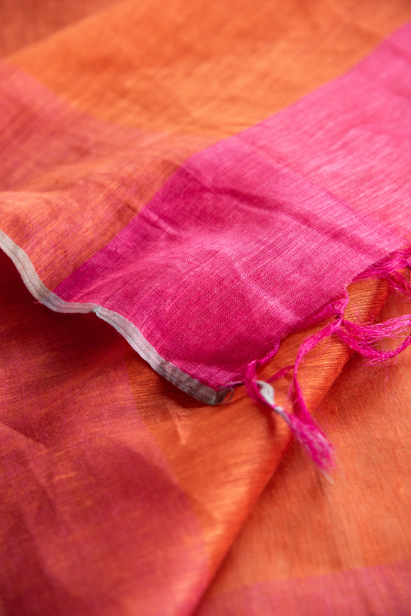 
                  
                    Linen Silk Saree
                  
                