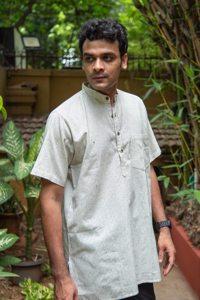 
                  
                    MENS LONG KURTA HALF SLEEVE
                  
                