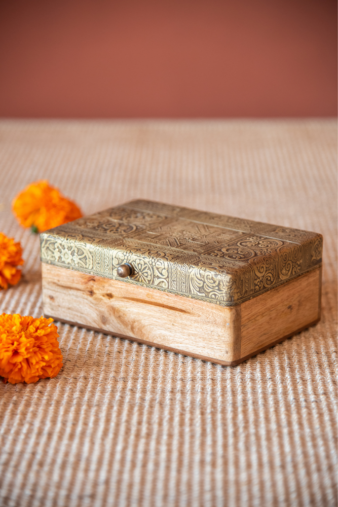 
                  
                    Wooden Box Brass
                  
                