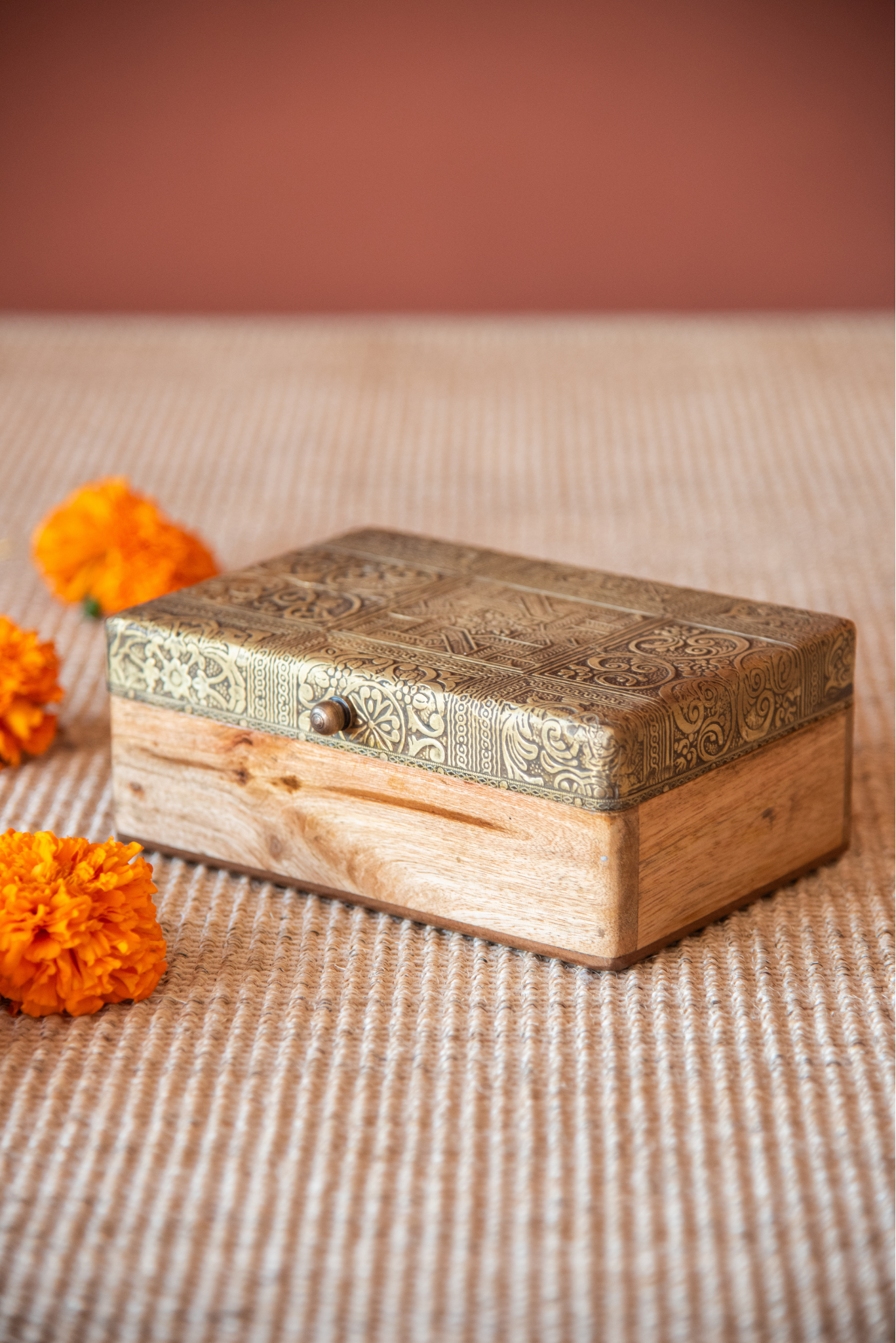 
                  
                    Wooden Box Brass
                  
                