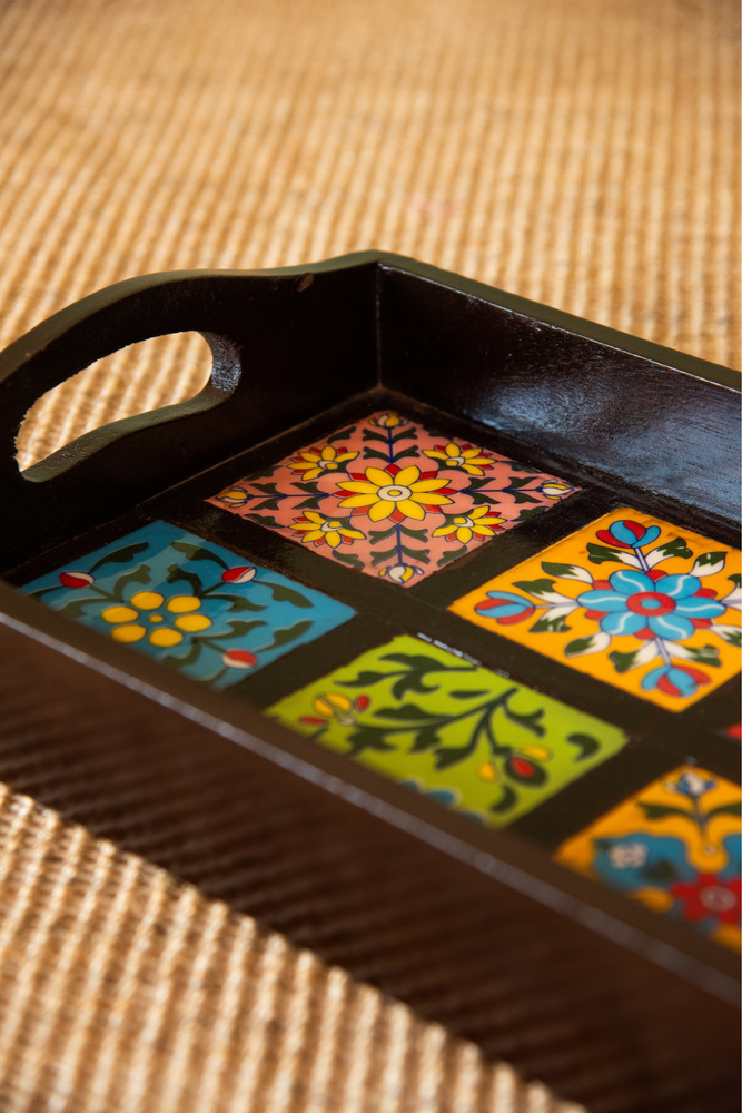 
                  
                    Wooden tile Tray
                  
                