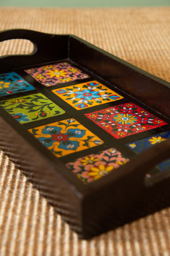 
                  
                    Wooden tile Tray
                  
                