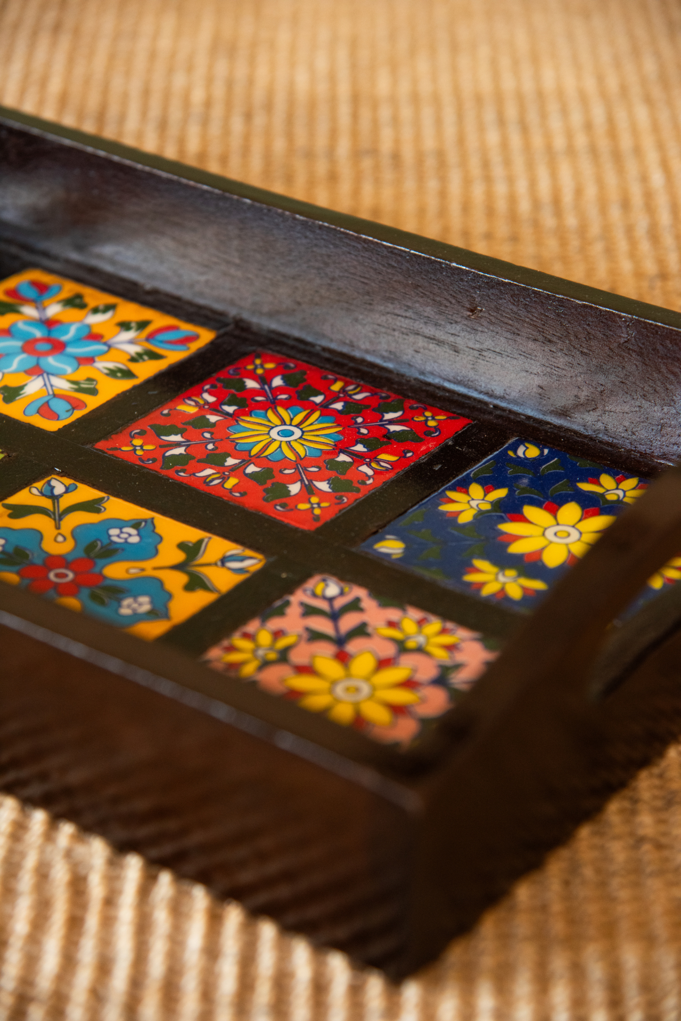 
                  
                    Wooden tile Tray
                  
                