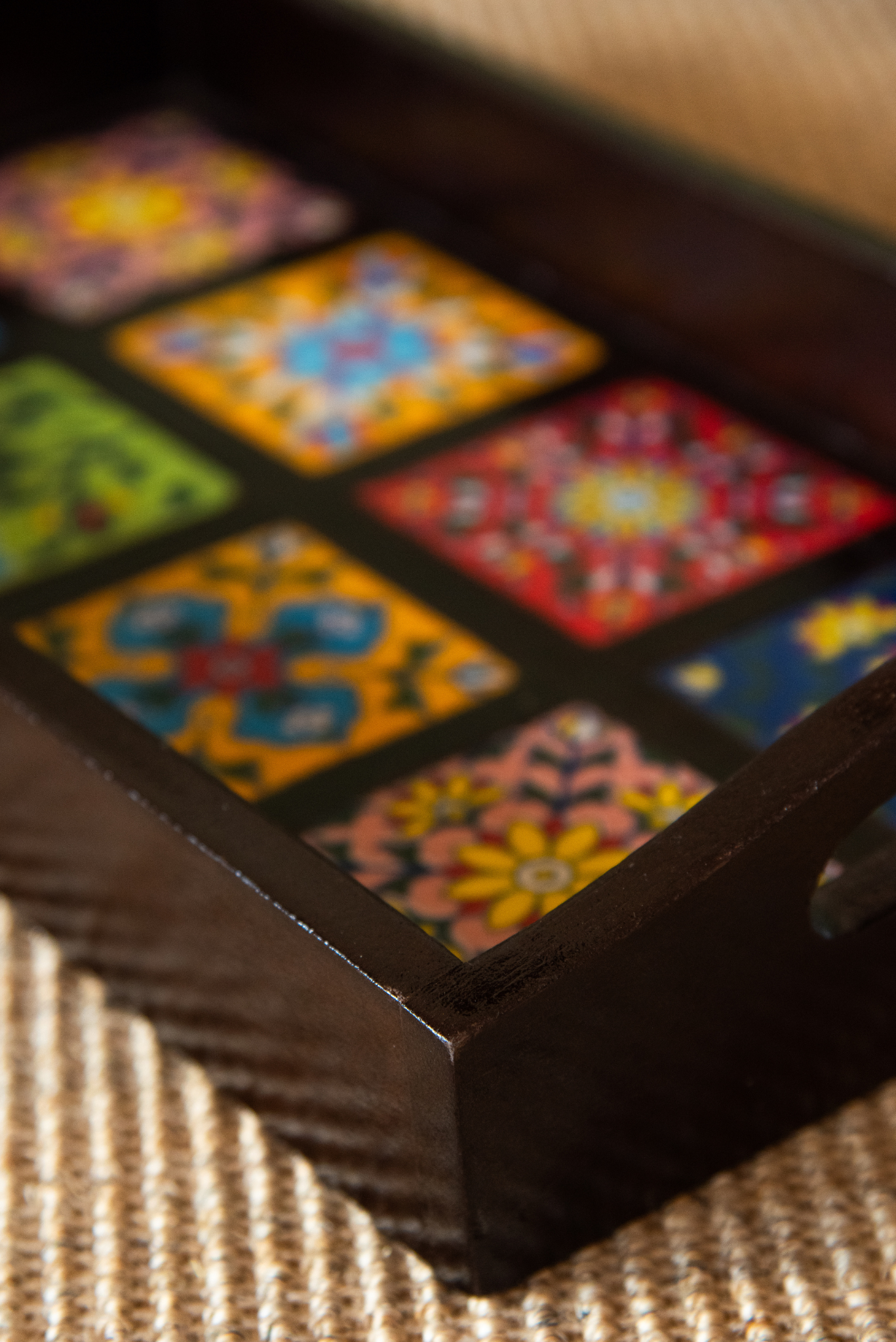 
                  
                    Wooden tile Tray
                  
                