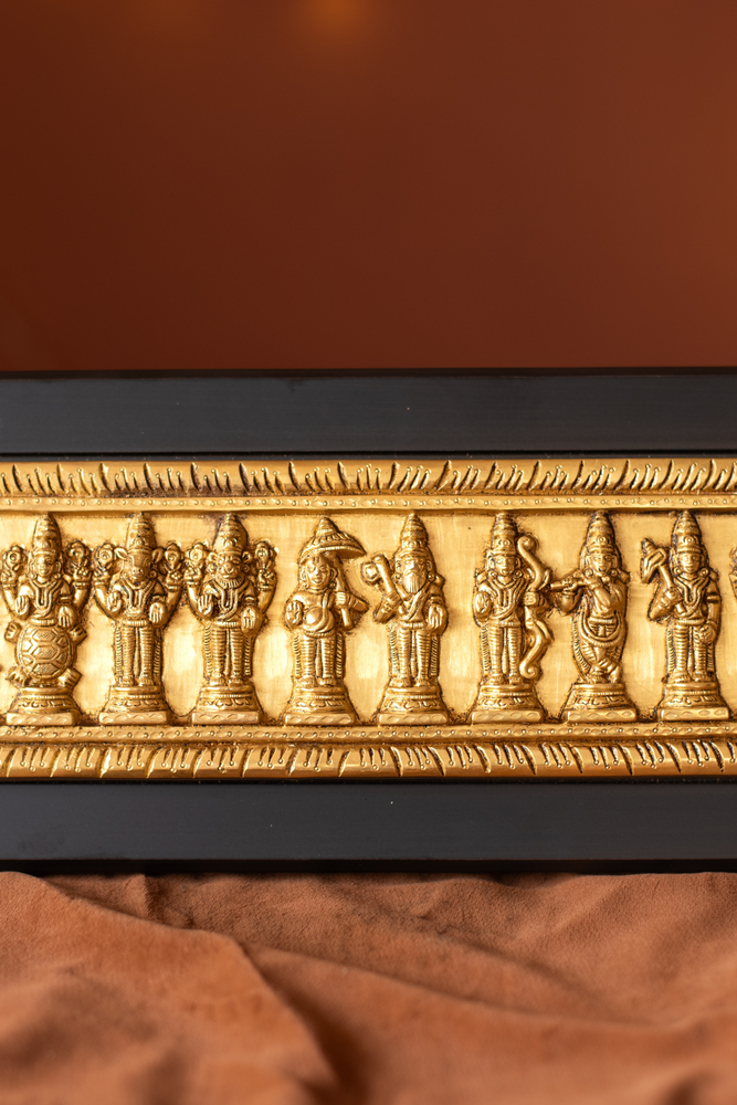 
                  
                    Brass Dhasaavathaaram With frame
                  
                