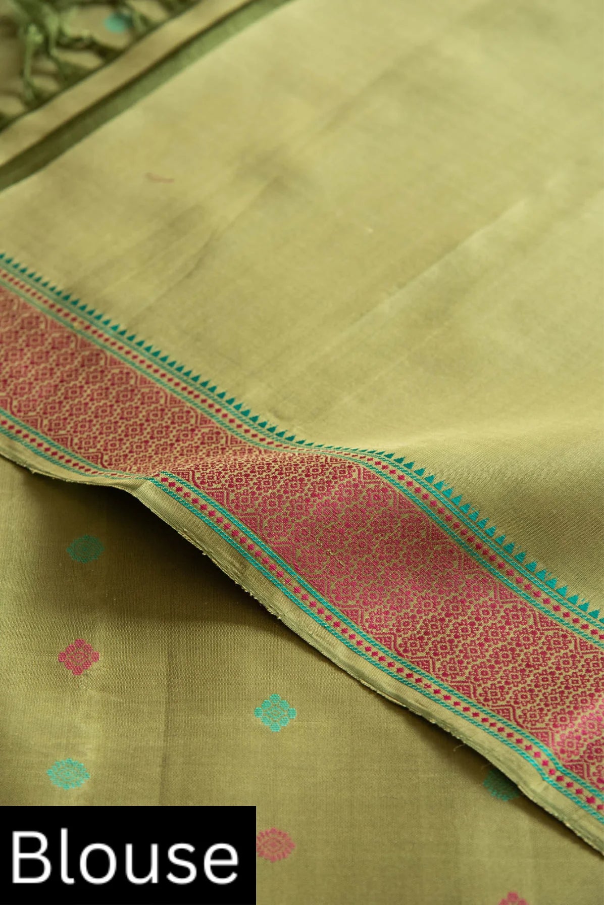 
                  
                    Green Kanchi Silk Saree
                  
                