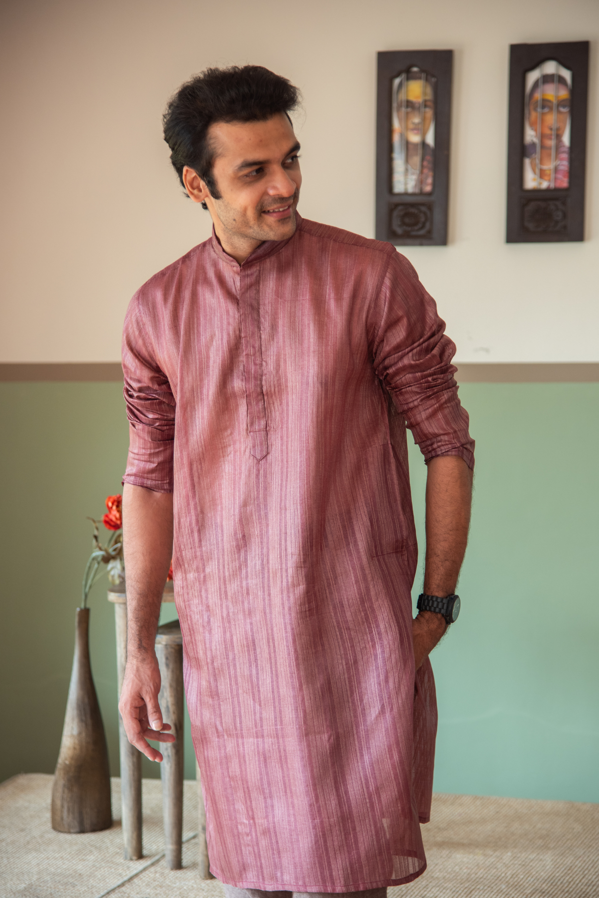 
                  
                    MENS LONG KURTA H/S TUSSAR SILK
                  
                