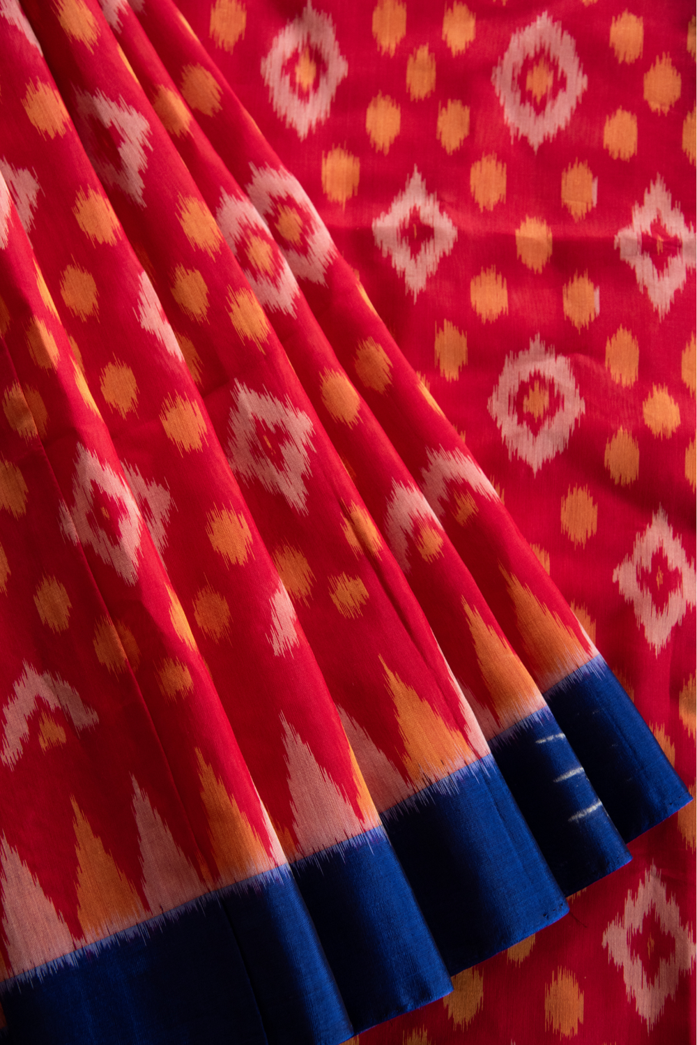 Silk Cotton Ikat Saree