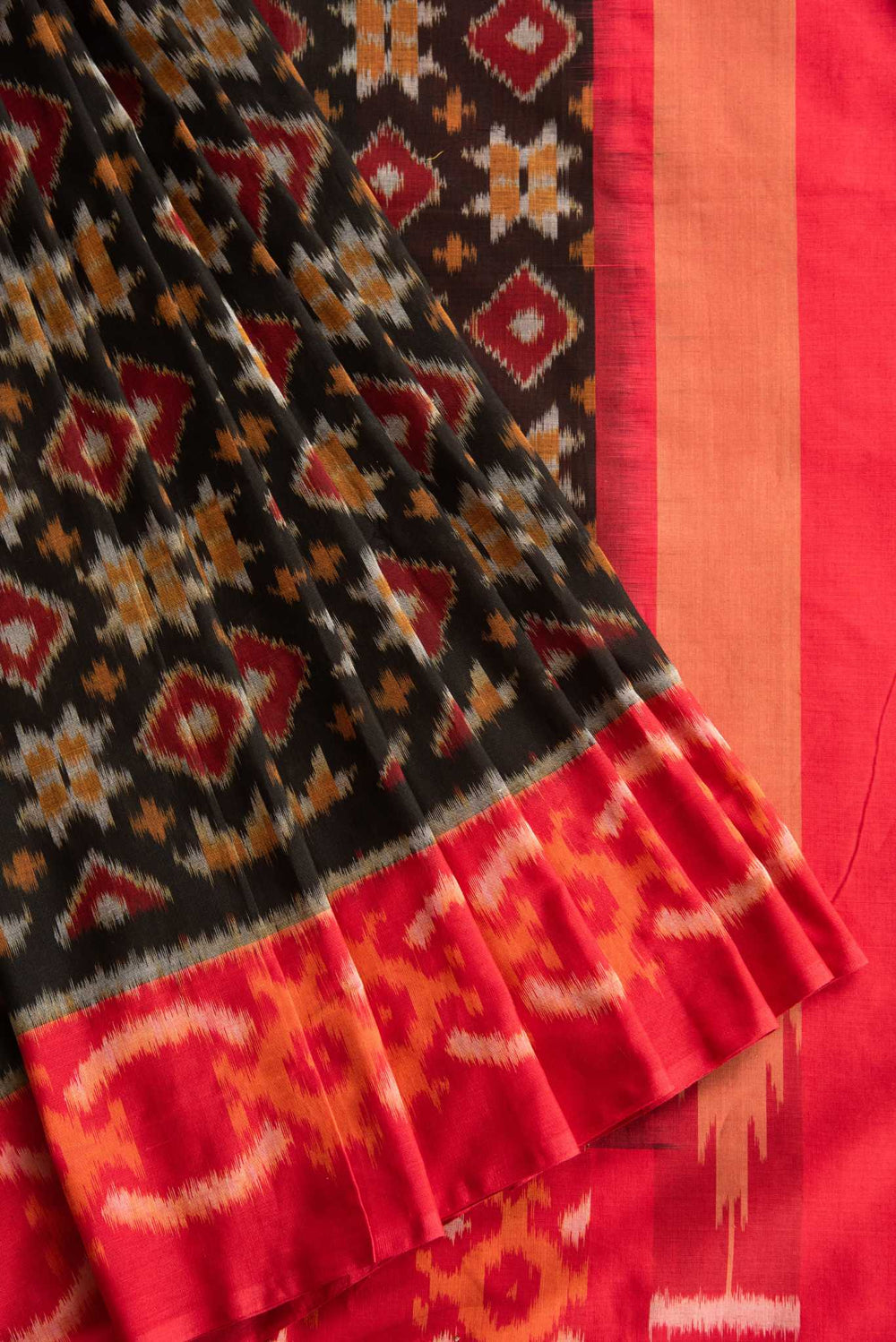 Handloom Cotton Ikat Saree