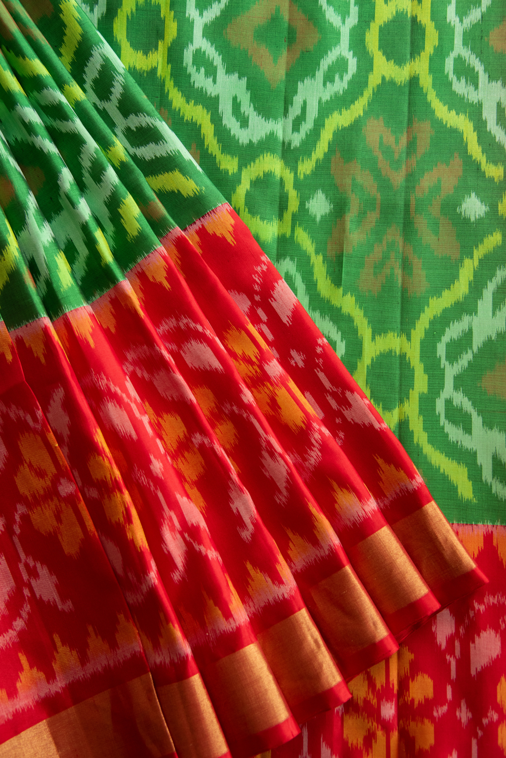 Pure Silk Ikat Saree