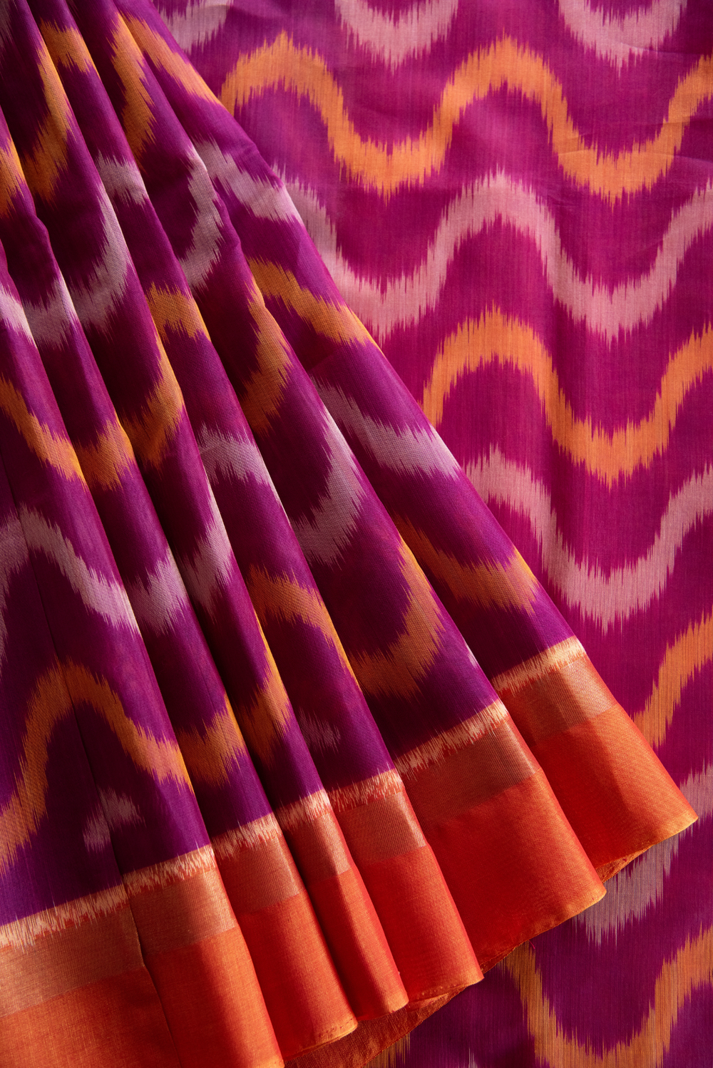 Silk Cotton Ikat Saree