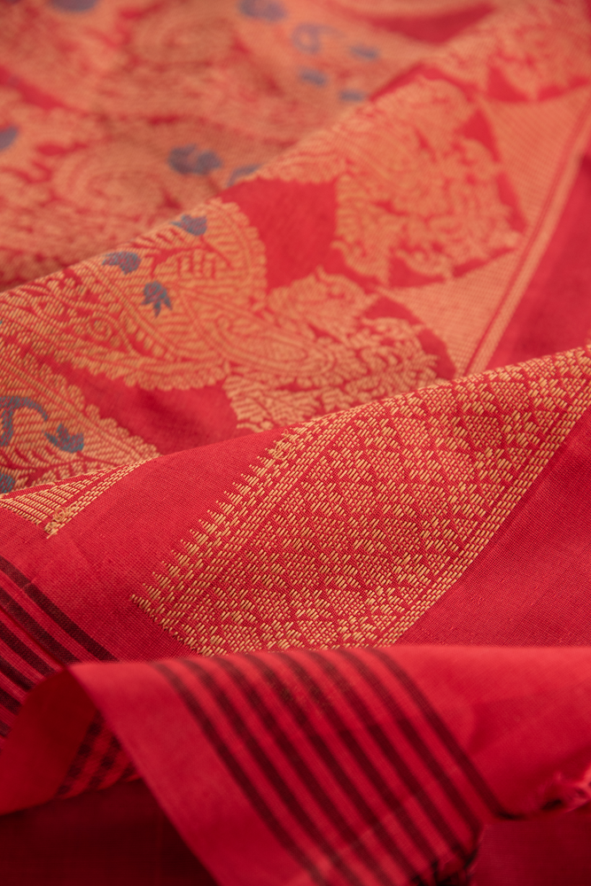 
                  
                    Handloom Mercerized Cotton Saree
                  
                